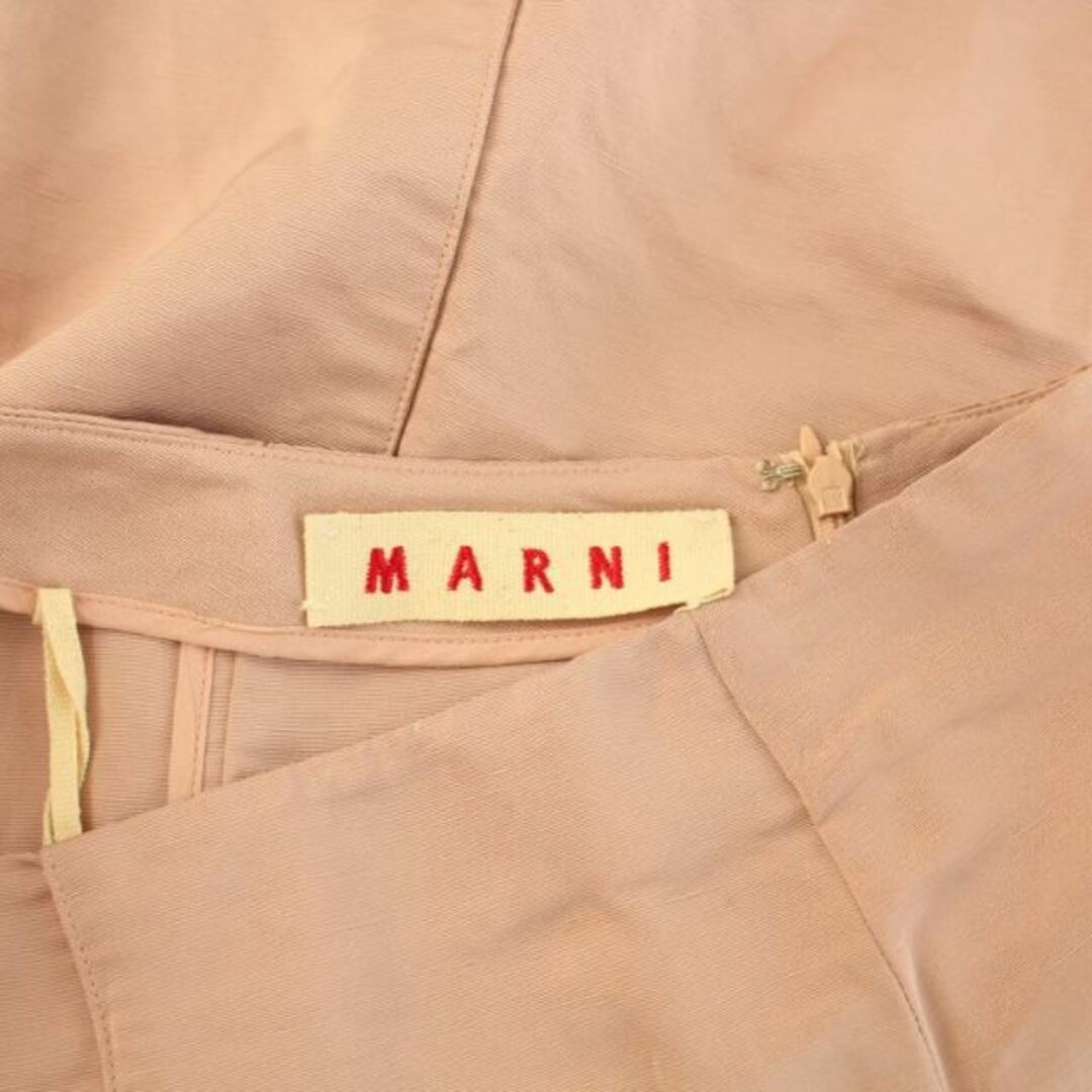 Marni(マルニ)のマルニ MARNI 台形スカート ひざ丈 麻 リネン 40 M ピンク /BB レディースのスカート(ひざ丈スカート)の商品写真