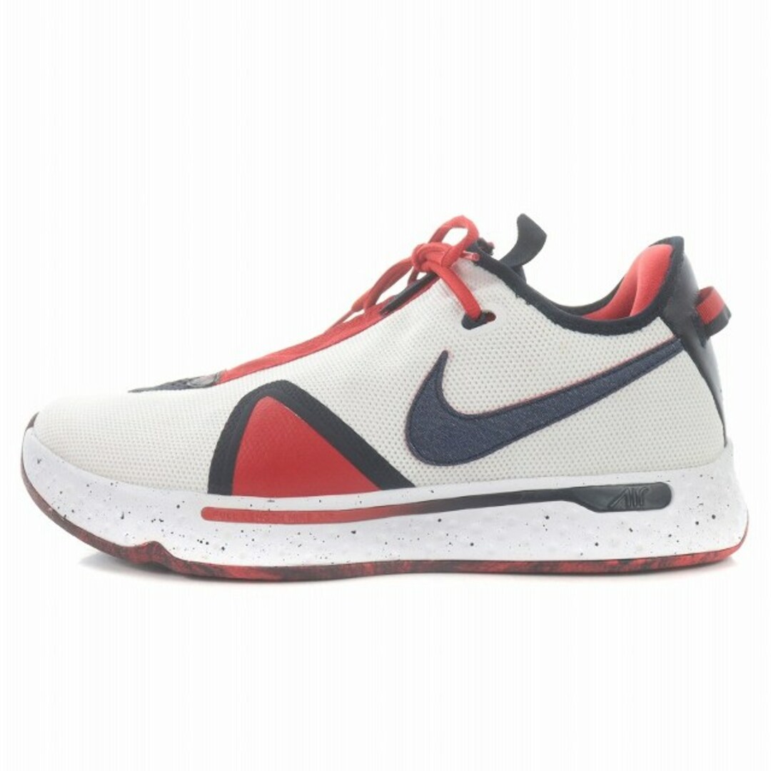 NIKE(ナイキ)のNIKE PG 4 スニーカー 32cm 白 紺 赤 CD5079-101 メンズの靴/シューズ(スニーカー)の商品写真