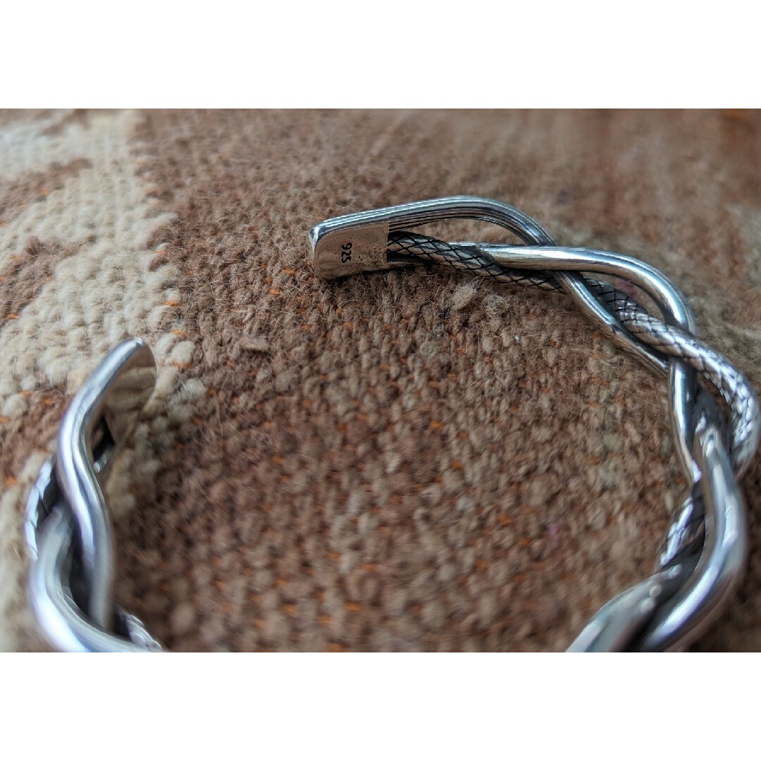 925 STERLING SILVER BANGLE/シルバーバングル レディースのアクセサリー(ブレスレット/バングル)の商品写真