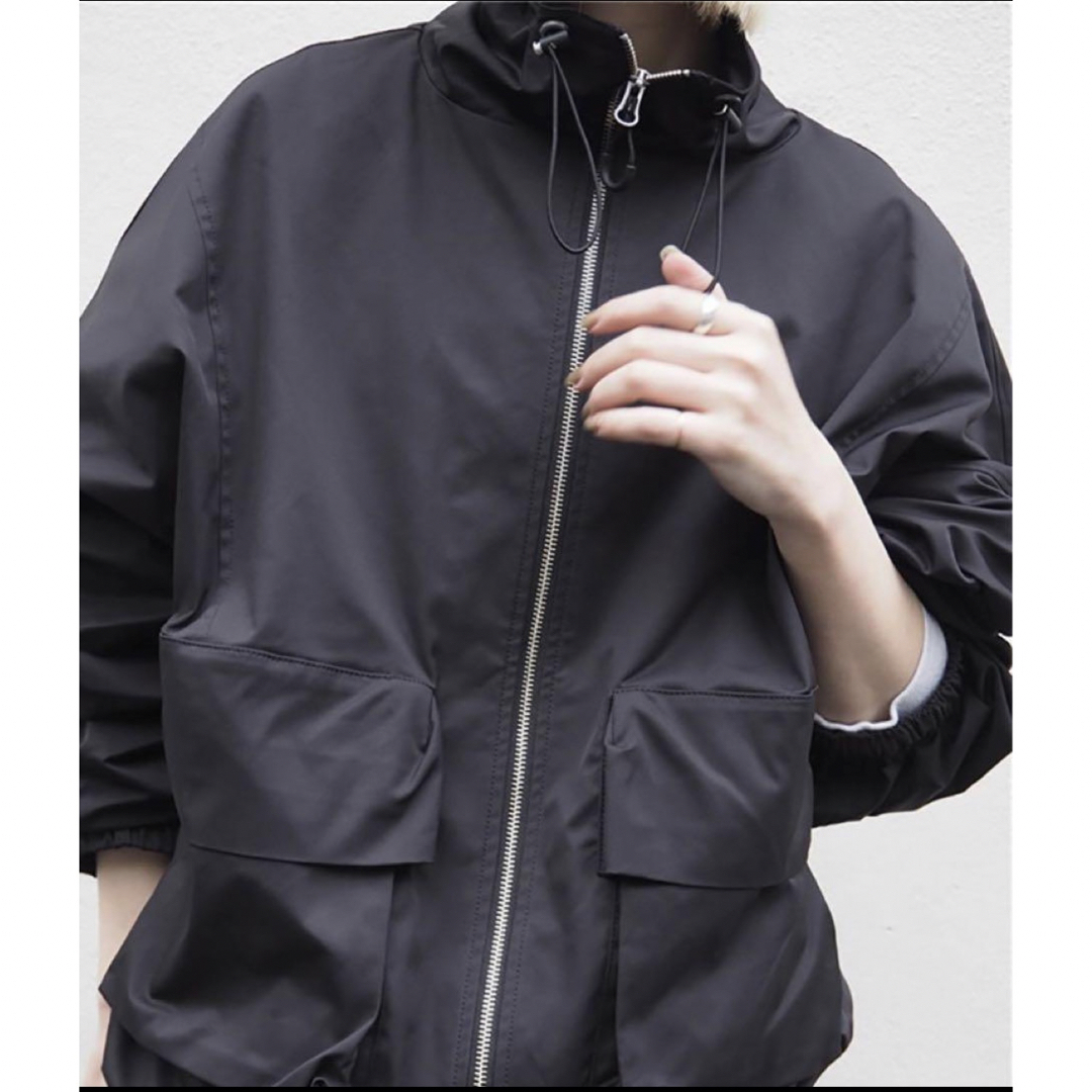 TODAYFUL(トゥデイフル)のtodayful  Standcollar Zip Blouson ブラック38 レディースのジャケット/アウター(ブルゾン)の商品写真