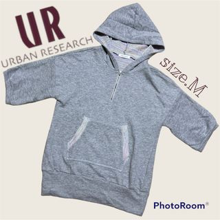 アーバンリサーチ(URBAN RESEARCH)のURBANRESEARCH/アーバンリサーチ☻ハーフジップパーカー スウェット(パーカー)