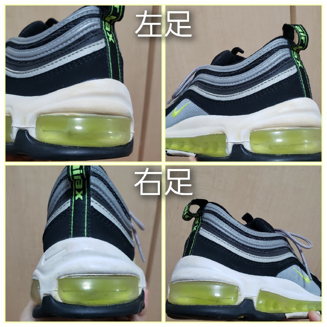 NIKE(ナイキ)の【美品/箱付】AIRMAX97NEON/エアマックス97ネオンイエローVOLT メンズの靴/シューズ(スニーカー)の商品写真