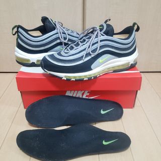 ナイキ(NIKE)の【美品/箱付】AIRMAX97NEON/エアマックス97ネオンイエローVOLT(スニーカー)