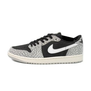 ナイキ(NIKE)のナイキ NIKE ■ 【 AIR JORDAN 1 LOW OG BLACK CEMENT ELPHANT CZ0790 001 】 エア ジョーダン 1 ブラック セメント エレファント スニーカー　f21485(スニーカー)