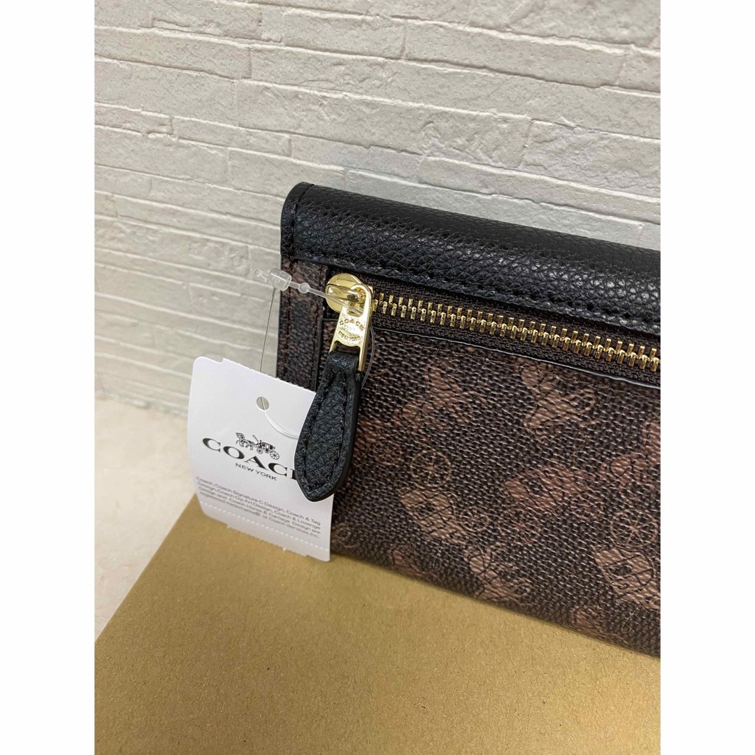 COACH(コーチ)の[新品未使用]✨COACHウィンスモール財布✨ミニ財布　三つ折り財布 レディースのファッション小物(財布)の商品写真