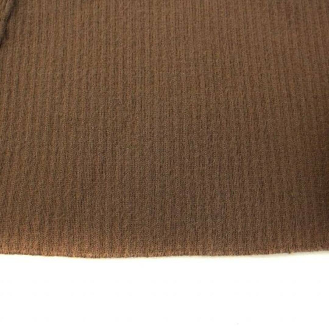 Noela(ノエラ)のノエラ マーメイドニットセットアップ 上下 セーター フレアスカート F 茶 レディースのトップス(ニット/セーター)の商品写真