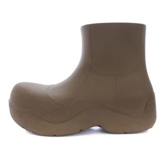 ボッテガヴェネタ(Bottega Veneta)のボッテガヴェネタ PUDDLE BOOTS MATT RUBBER 24cm 茶(レインブーツ/長靴)