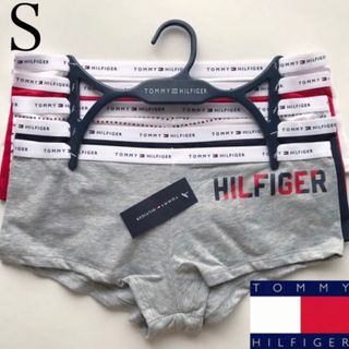 トミーヒルフィガー(TOMMY HILFIGER)のレア トミーヒルフィガー 下着 USA 5枚 ボーイショーツ S(ショーツ)