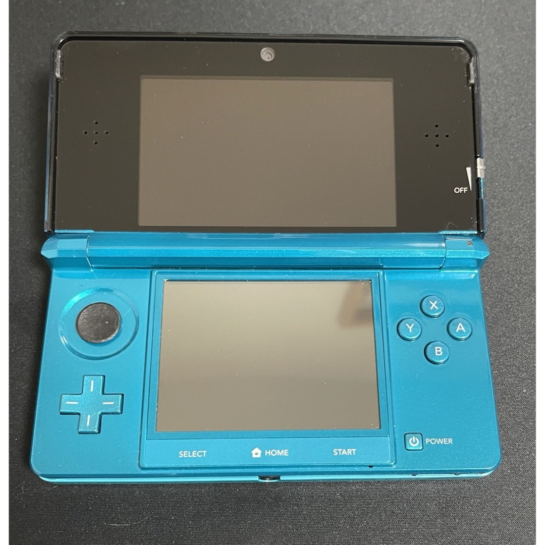 ニンテンドー3DS(ニンテンドー3DS)のNintendo 3DS 本体 アクアブルー エンタメ/ホビーのゲームソフト/ゲーム機本体(携帯用ゲーム機本体)の商品写真