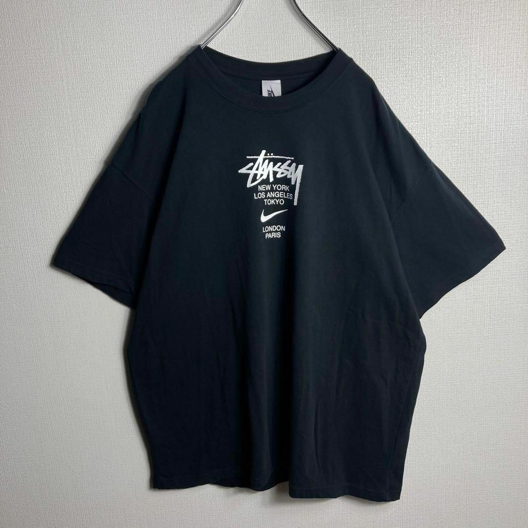 【希少XLサイズ】ナイキ　ステューシー　コラボTシャツ　美品　即完売モデル古着屋KenKen