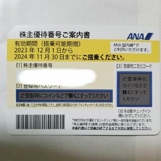 エーエヌエー(ゼンニッポンクウユ)(ANA(全日本空輸))のANA株主優待券(航空券)