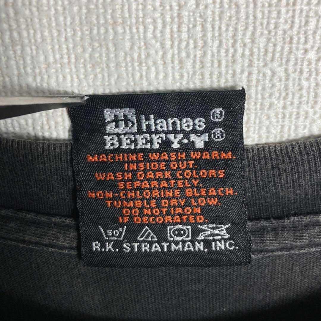 Harley Davidson(ハーレーダビッドソン)の【USA製】ハーレーダビッドソン　ロゴ入りTシャツ　Hanes　ファイヤー　炎 メンズのトップス(Tシャツ/カットソー(半袖/袖なし))の商品写真