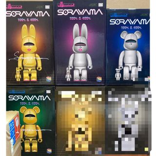 ベアブリック(BE@RBRICK)のBe@rbrick sorayama 400% 100% 直筆サイン入り(その他)