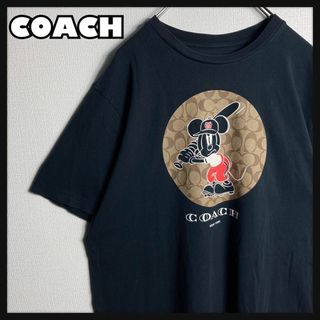 コーチ(COACH)の【人気Lサイズ】コーチ　ディズニー　コラボTシャツ　ミッキー　美品　即完売モデル(Tシャツ/カットソー(半袖/袖なし))