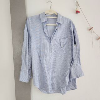 ザラ(ZARA)のZARA★ストライプシャツ(シャツ/ブラウス(長袖/七分))