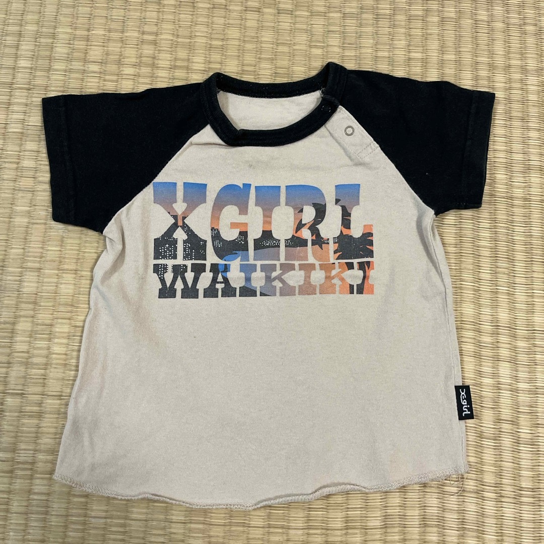 エックスガール　BabyTシャツ　２点 キッズ/ベビー/マタニティのベビー服(~85cm)(Ｔシャツ)の商品写真