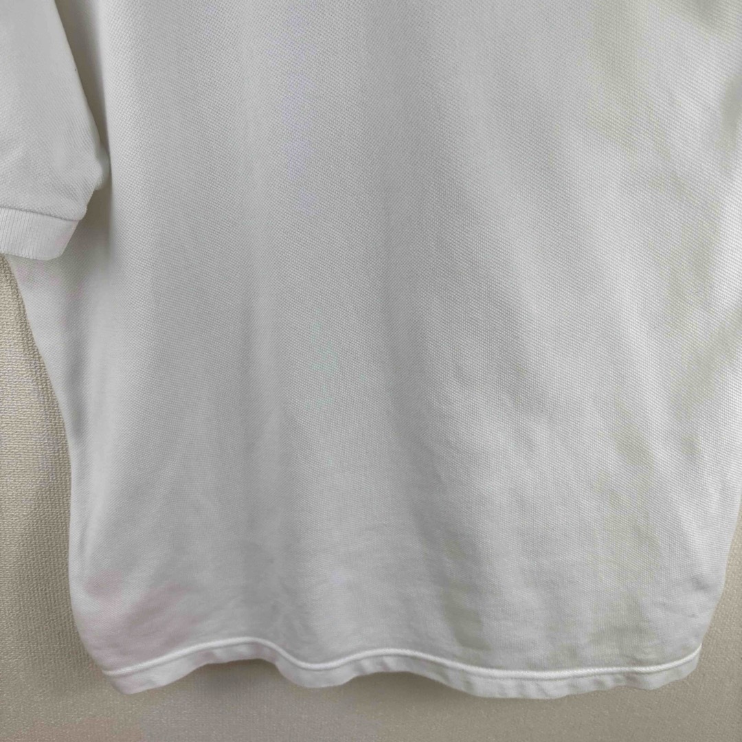 FRED PERRY(フレッドペリー)の大人気　フレッドペリー　ポロシャツ　半袖　M3 英国製　38 M 白紺　古着 メンズのトップス(ポロシャツ)の商品写真