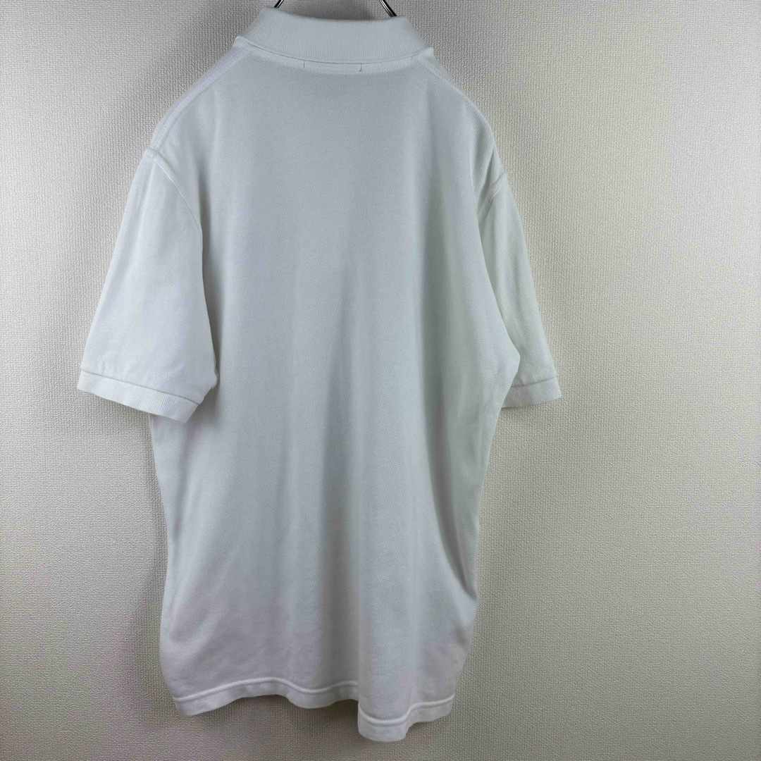 FRED PERRY(フレッドペリー)の大人気　フレッドペリー　ポロシャツ　半袖　M3 英国製　38 M 白紺　古着 メンズのトップス(ポロシャツ)の商品写真