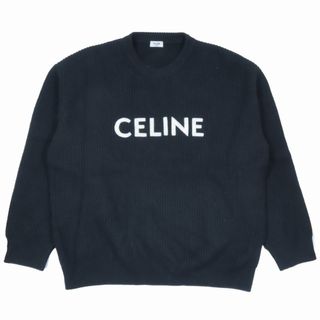 セリーヌ(celine)のセリーヌ エンブロイダリー ロゴ ウール アンゴラ混 ニット セーター (ニット/セーター)