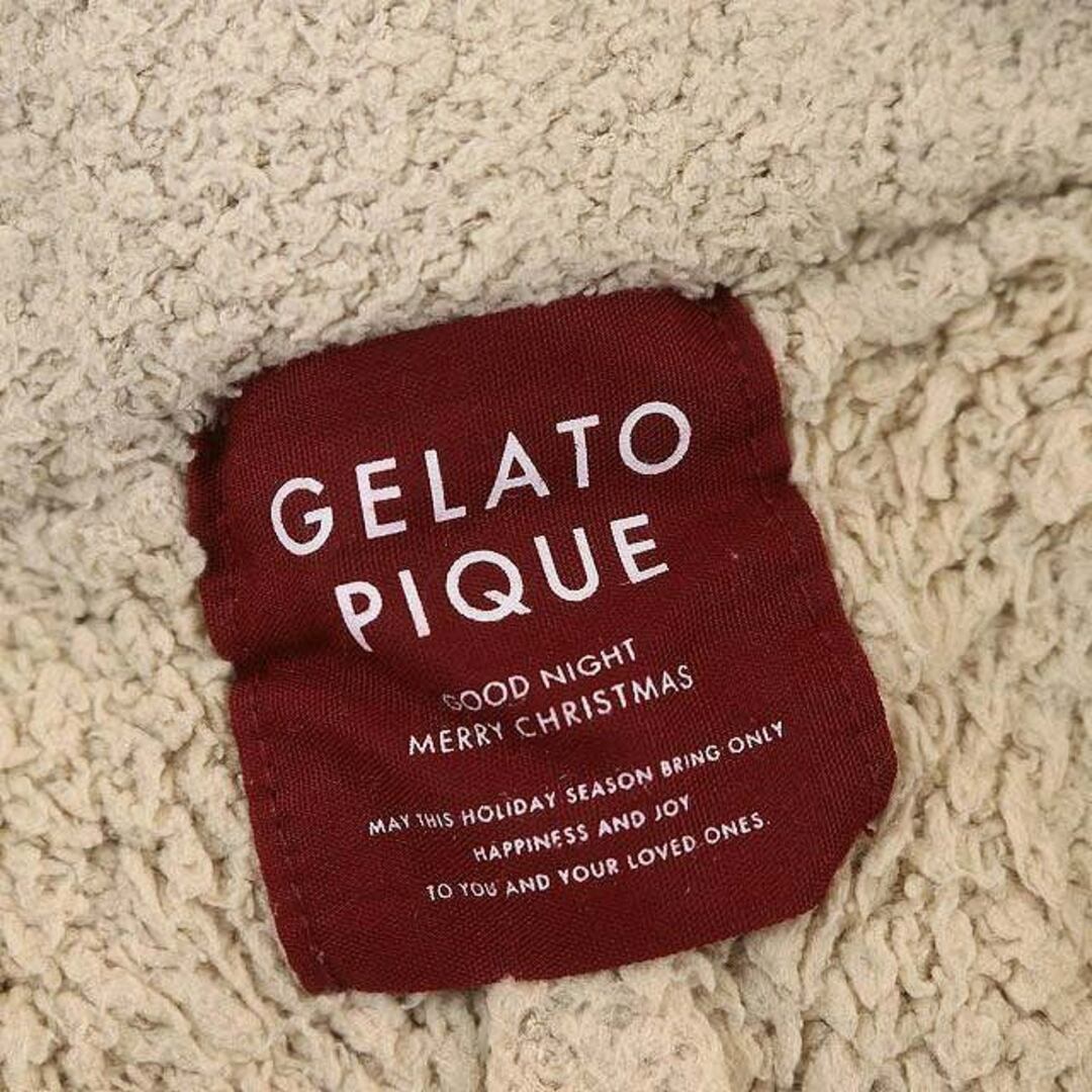 gelato pique(ジェラートピケ)のジェラートピケ ジェラートベアパーカー ジェラートベアショートパンツ ベージュ レディースのルームウェア/パジャマ(パジャマ)の商品写真