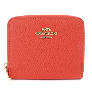 COACH - コーチ コインケース ラウンドファスナー 小銭入れ レザー 赤 52431