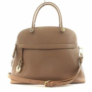 フルラ(Furla)のフルラ パイパー ハンドバッグ ショルダーバッグ 2way レザー 茶(ショルダーバッグ)