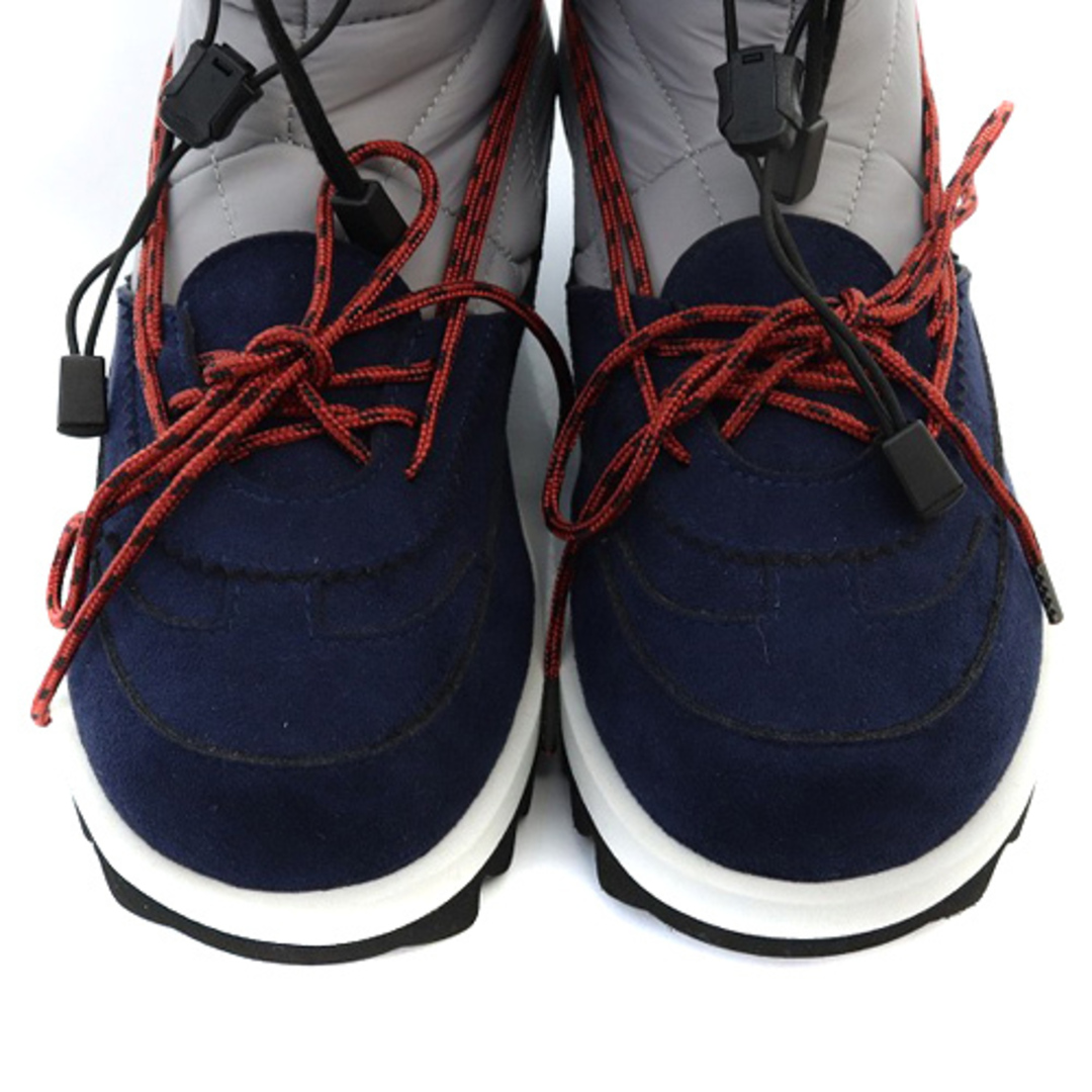 other(アザー)のカラービーコン ブーツ ショート 厚底 26.5cm 紺 メンズの靴/シューズ(ブーツ)の商品写真