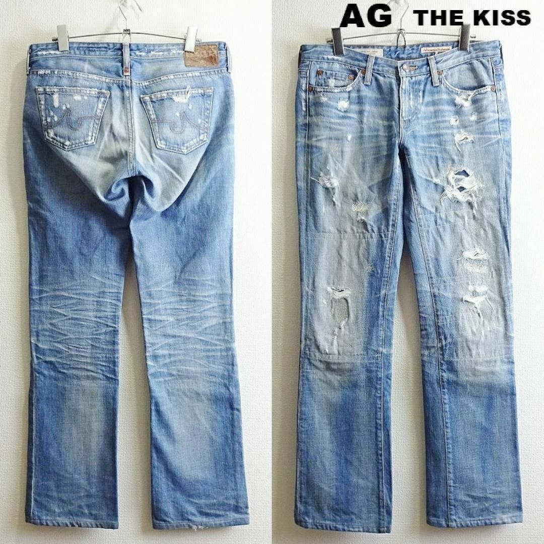 AG−ed(エイジド)の希少★　AG　THE KISS　W79cm　クラシカルモデル　明青　USA製 レディースのパンツ(デニム/ジーンズ)の商品写真