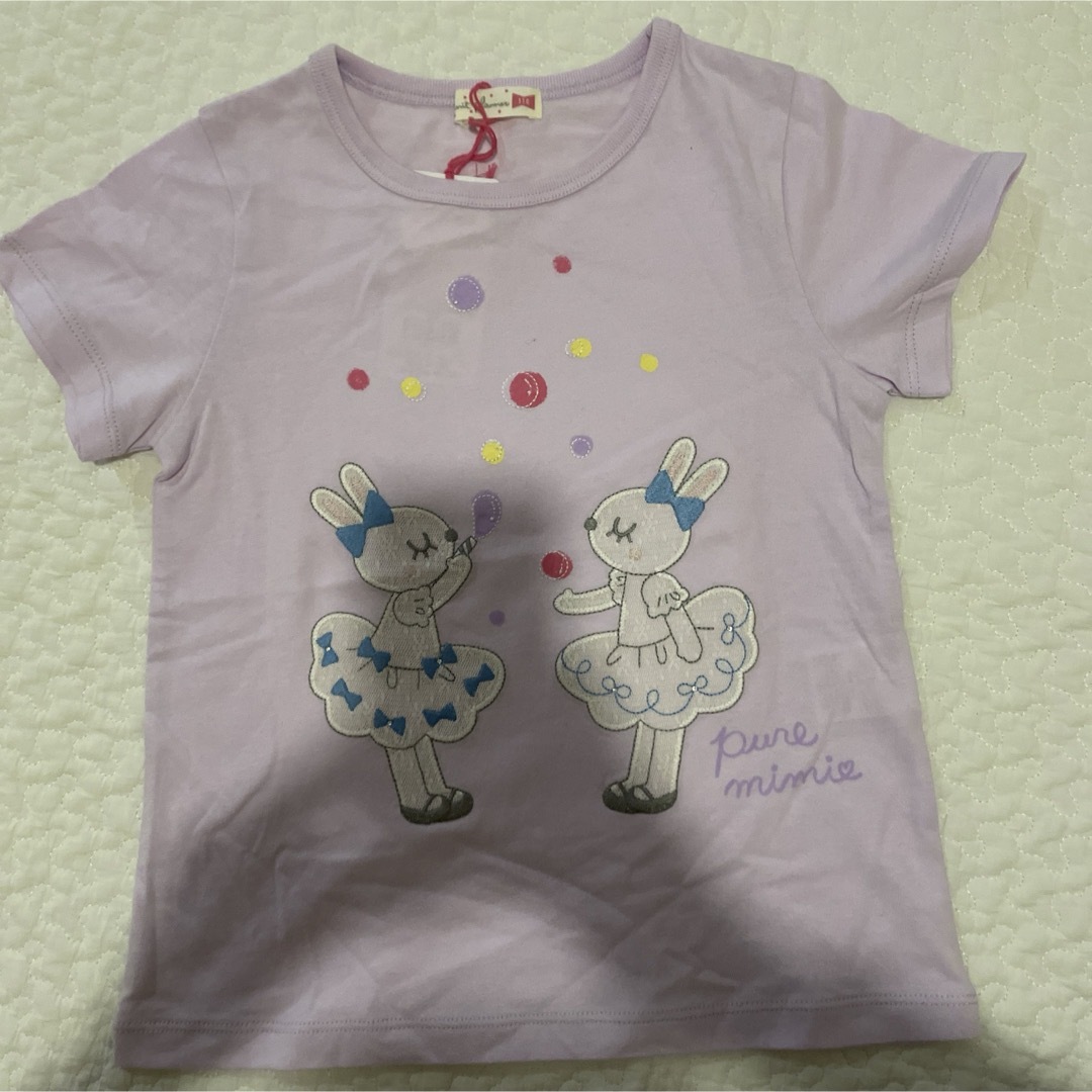 KP(ニットプランナー)の【未使用】KP mimiちゃん Ｔシャツ 110cm.120cm セット キッズ/ベビー/マタニティのキッズ服女の子用(90cm~)(Tシャツ/カットソー)の商品写真