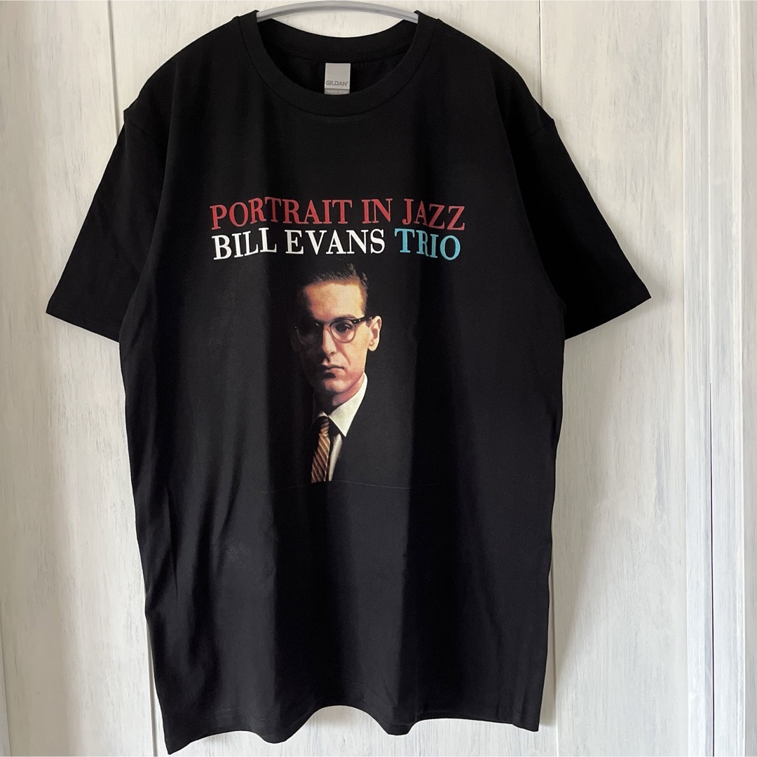 GILDAN(ギルタン)のBILL EVANS  TRIO / Tシャツ/ L /ブラック/新品未使用 メンズのトップス(Tシャツ/カットソー(半袖/袖なし))の商品写真