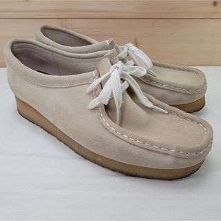 クラークス(Clarks)のクラークス ワラビー ウィメンズ  ベージュ スエード UK6/25㎝(ブーツ)