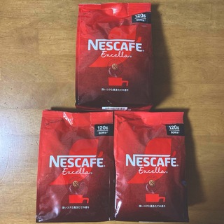 ネスレ(Nestle)のネスレ ネスカフェエクセラ コーヒー つめかえ袋 １２０g × ３(コーヒー)