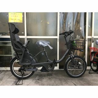 地域限定送料無料　バッテリー新品　ビッケ　子供乗せ　グレー　神戸市　電動自転車　