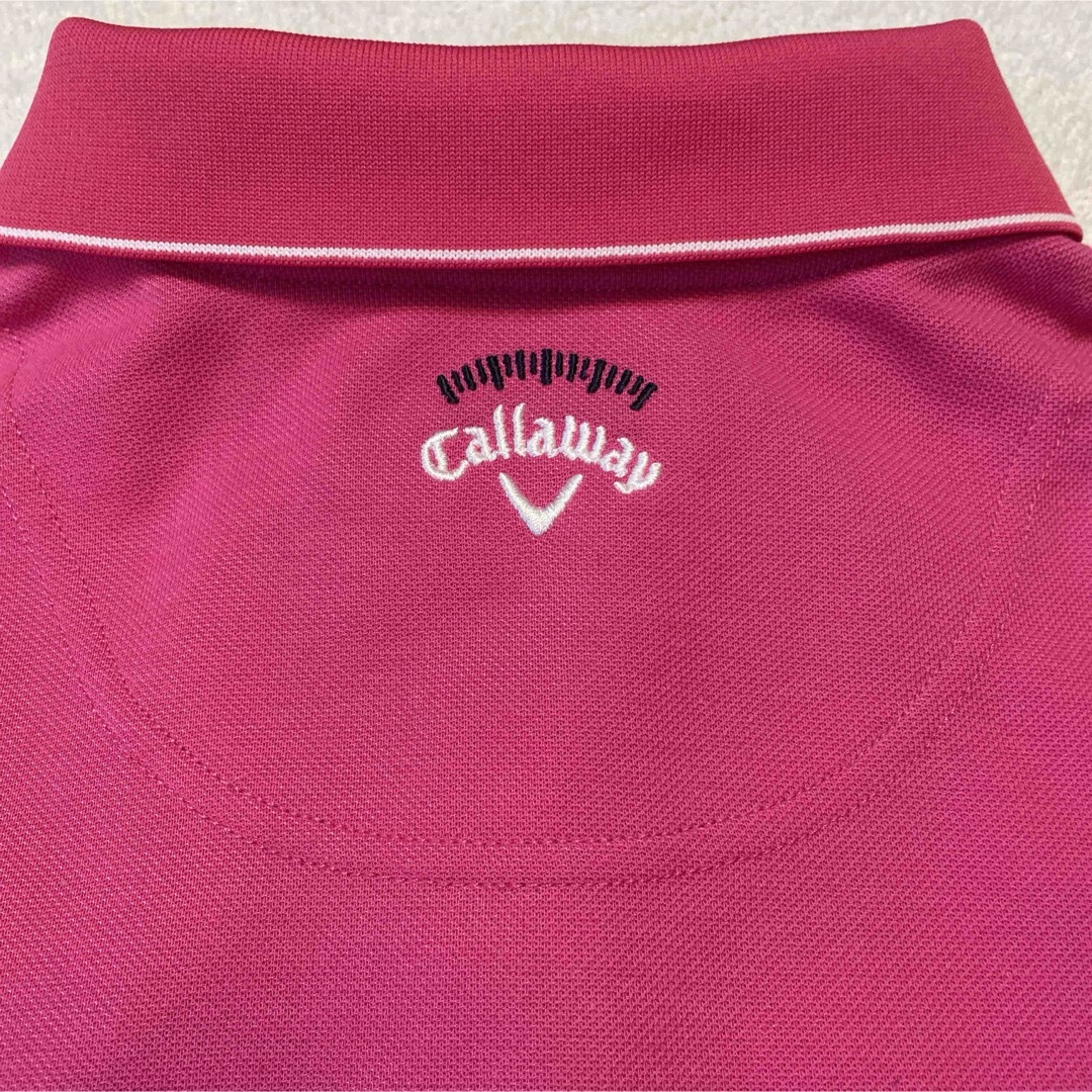 Callaway Golf(キャロウェイゴルフ)の美品！キャロウェイ　レディースウェア　Lサイズ　ポロシャツ スポーツ/アウトドアのゴルフ(ウエア)の商品写真