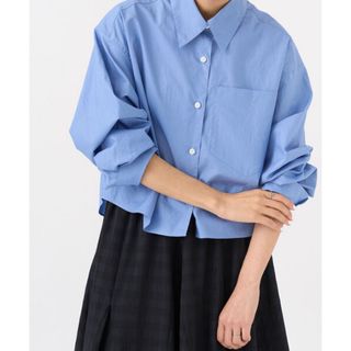 イエナ(IENA)のIENA Organic cotton クロップドシャツ(シャツ/ブラウス(長袖/七分))