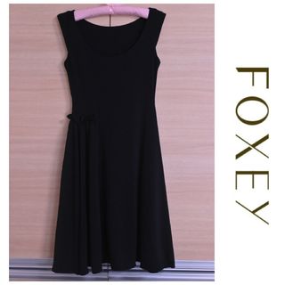 フォクシーニューヨーク(FOXEY NEW YORK)の★セール中★【FOXEY】ブラックワンピース(ひざ丈ワンピース)