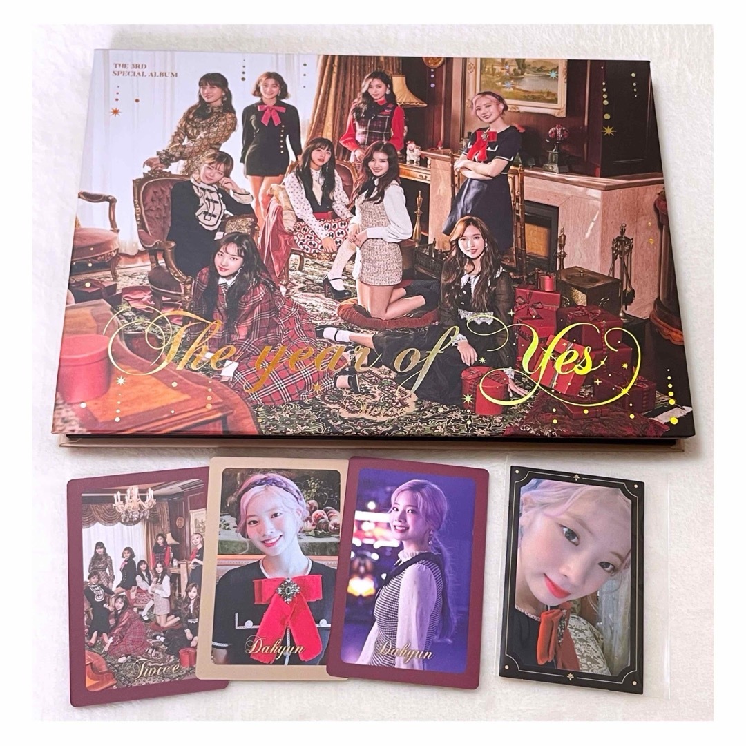 ダヒョン The year of yes CD トレカ セット TWICE エンタメ/ホビーのCD(K-POP/アジア)の商品写真