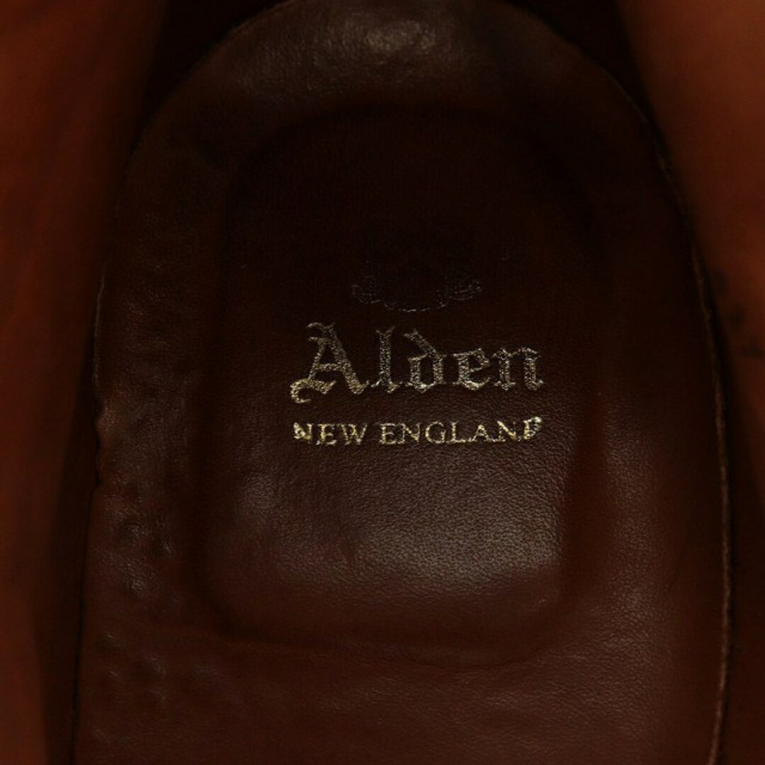Alden(オールデン)のオールデン ALDEN ショートブーツ Uチップ スエード 6 24.0cm 茶 メンズの靴/シューズ(ブーツ)の商品写真