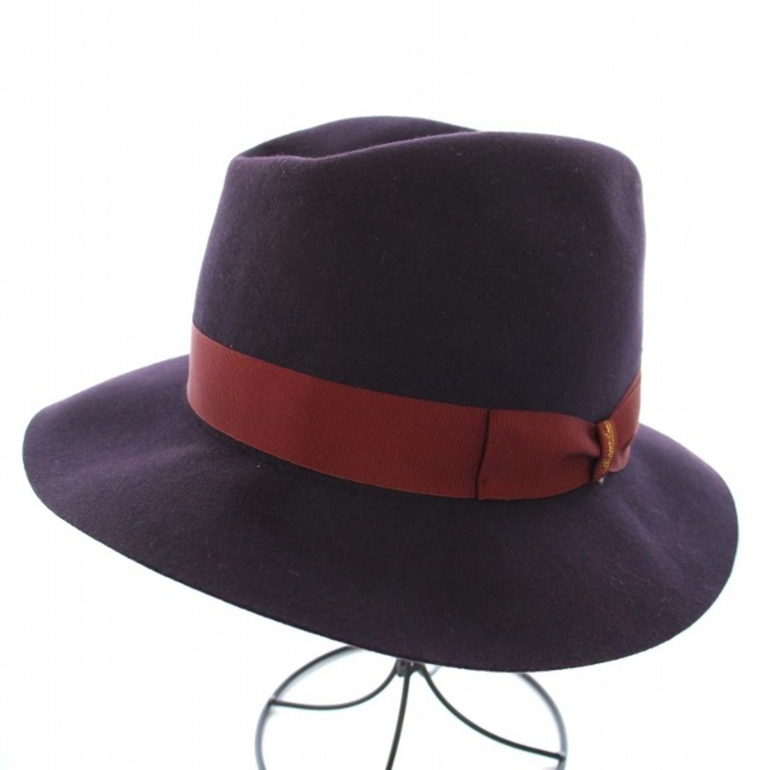 Borsalino(ボルサリーノ)のボルサリーノ ALESSANDRIA ラビットファー 帽子 中折れハット 57 レディースの帽子(その他)の商品写真