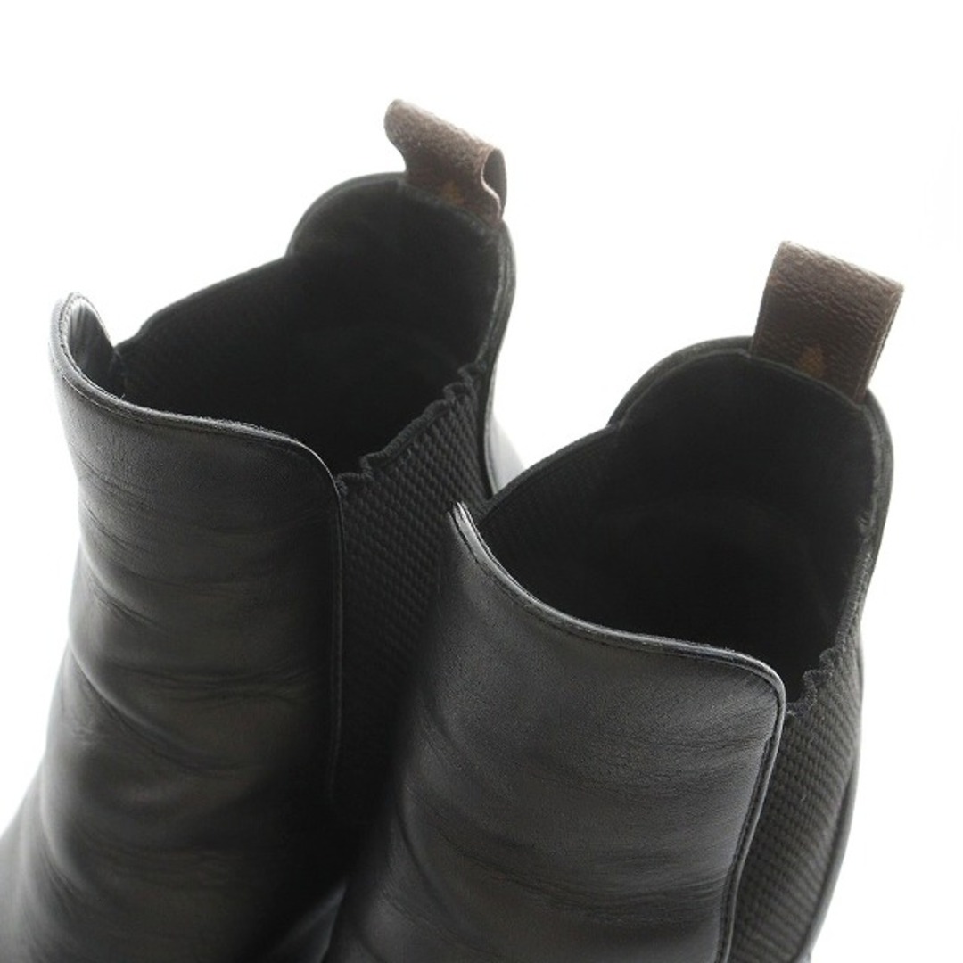 LOUIS VUITTON(ルイヴィトン)のルイヴィトン モノグラム サイドゴアブーツ 35 22.5cm 黒 レディースの靴/シューズ(ブーツ)の商品写真