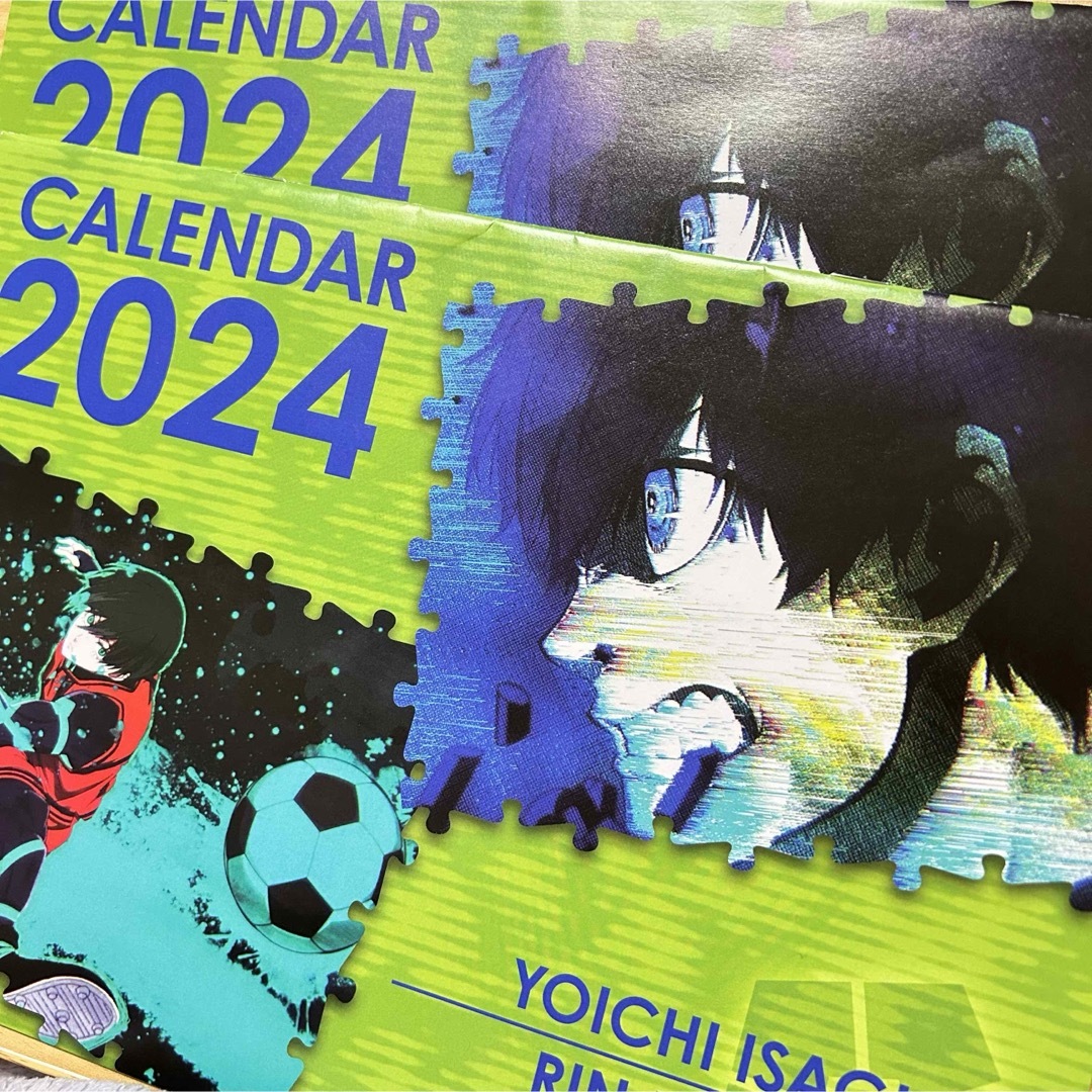 ブルーロックカレンダー 潔世一 糸師凛2冊 エンタメ/ホビーのおもちゃ/ぬいぐるみ(キャラクターグッズ)の商品写真