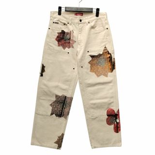 SUPREME シュプリーム Nate Lowman Double Knee Painter Pant ネイトローマン ダブルニー ペインターパンツ ナチュラル 32 正規品 / 33905