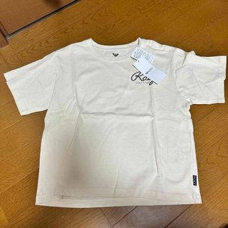 ロキシー(Roxy)の新品タグ付き　ロキシー　ショート丈　半袖Tシャツ　アイボリー(Tシャツ(半袖/袖なし))