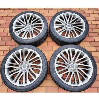 245/40R20 新品タイヤ レクサスRX 純正ホイール 4本 美品 TPMS(タイヤ・ホイールセット)