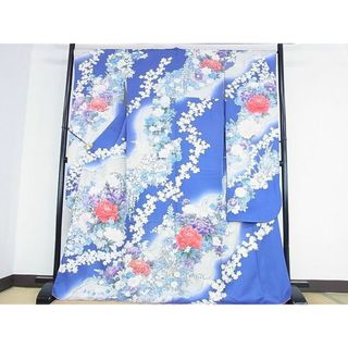 平和屋2■豪華振袖　刺繍　牡丹文　銀彩　逸品　DAAB2187az(振袖)