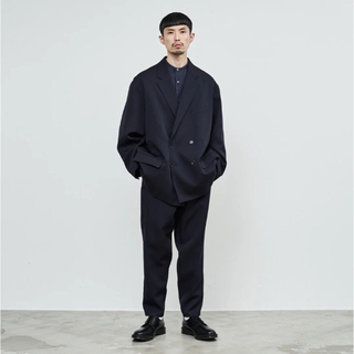 Graphpaper - Selvage Wool Double Jaket&Tapered Slacks