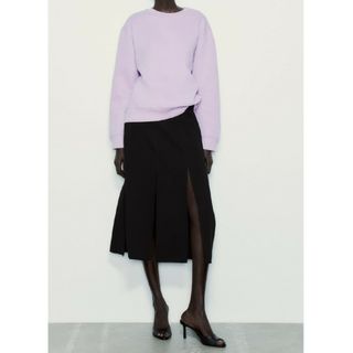 ザラ(ZARA)の新品 ZARA ザラ 裏起毛  スウェット トレーナー(トレーナー/スウェット)