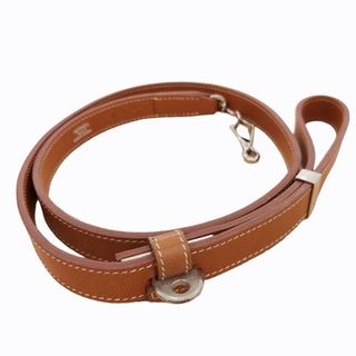 エルメス(Hermes)のエルメス ドッグリード B刻印 レザー ペット用品 首輪 犬 ファッション小物(犬)