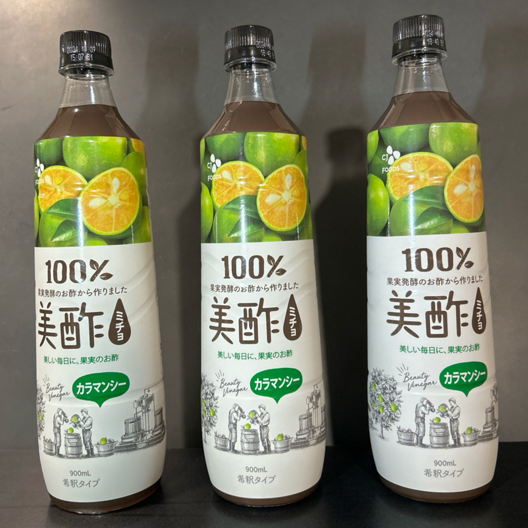 コストコ(コストコ)の美酢(ミチョ) カラマンシー(900ml)×3本 食品/飲料/酒の飲料(その他)の商品写真