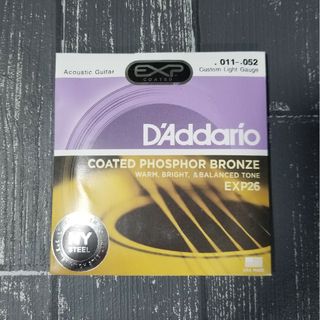 新品　D'Addario ダダリオ アコースティックギター弦 EXP26(弦)